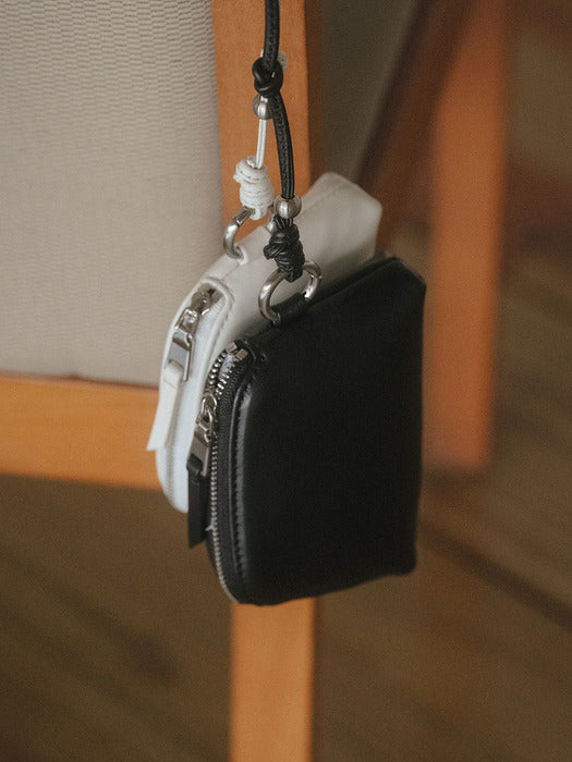 Tillidie Strap mini wallet Black