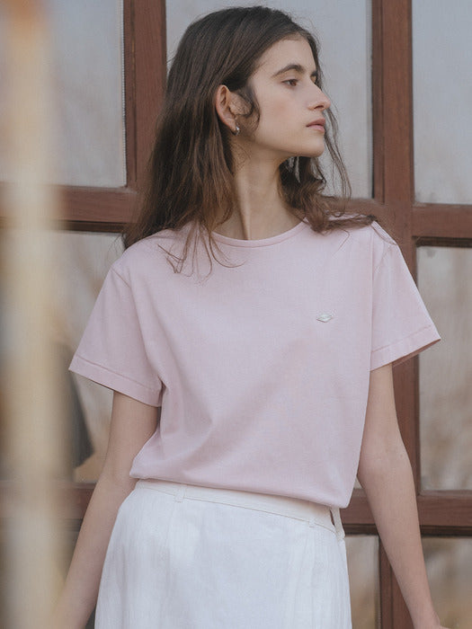 Tillidie Silket cotton half sleeve t-shirt Pink