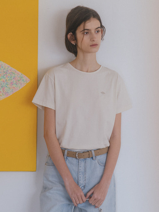 Tillidie Silket cotton half sleeve t-shirt Butter