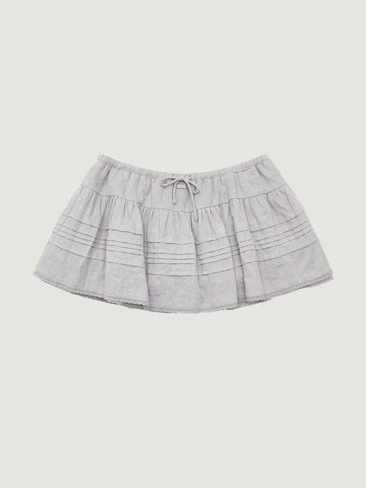 Grove 26Ss Tansy Flare Skirt (Gray)