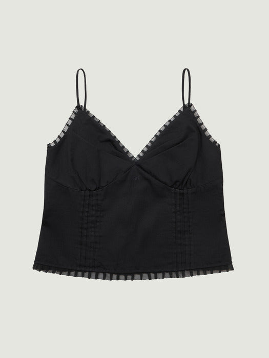 Grove 26Ss Fenna Sleeveless Blouse (Black)