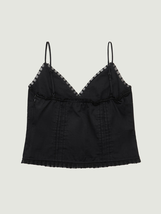 Grove 26Ss Fenna Sleeveless Blouse (Black)