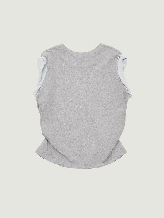 [grove] 26Ss Delta Sleeveless (Melange Gray)