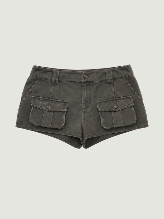 Grove 26Ss Oliver Cargo Shorts (Khaki)