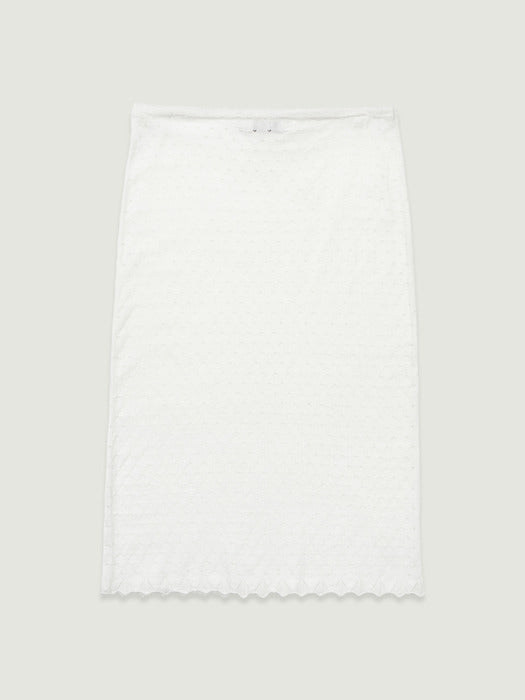 Grove 26Ss Melody Midi Skirt (White)