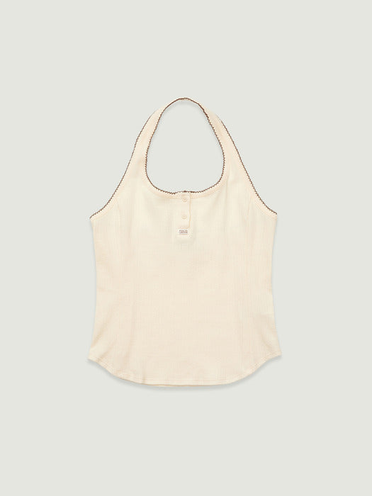 Grove 26Ss April Halter Top (Yellow)
