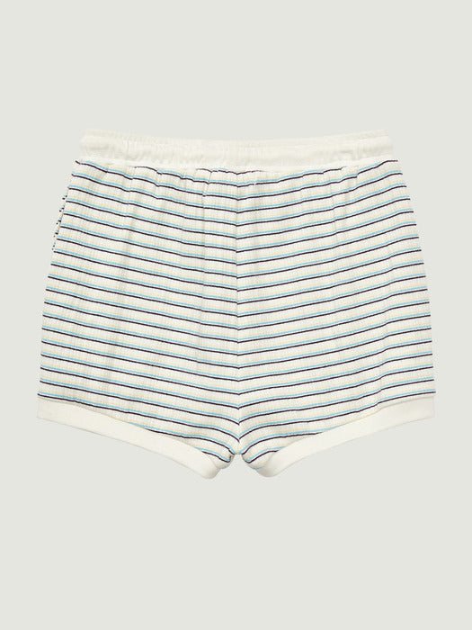 Grove 26Ss Dalin Stripe Shorts (Ivory)