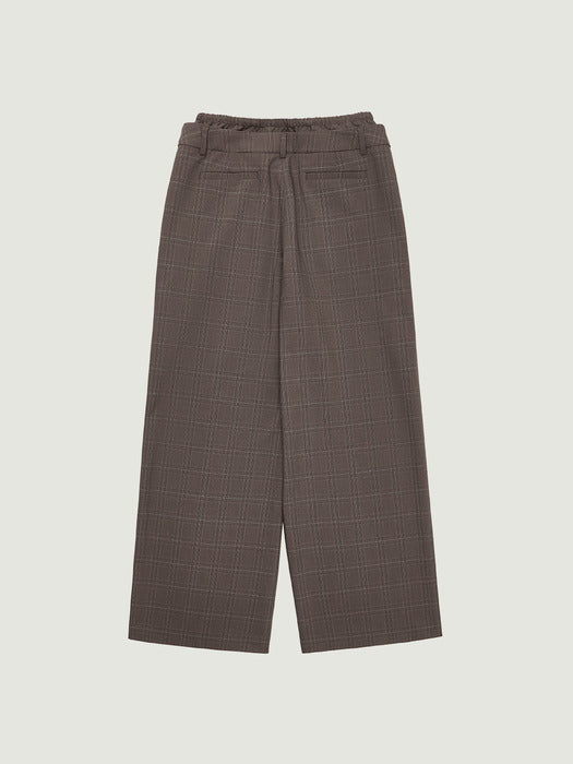 [grove] 26Ss Asha Check Pants (Brown)