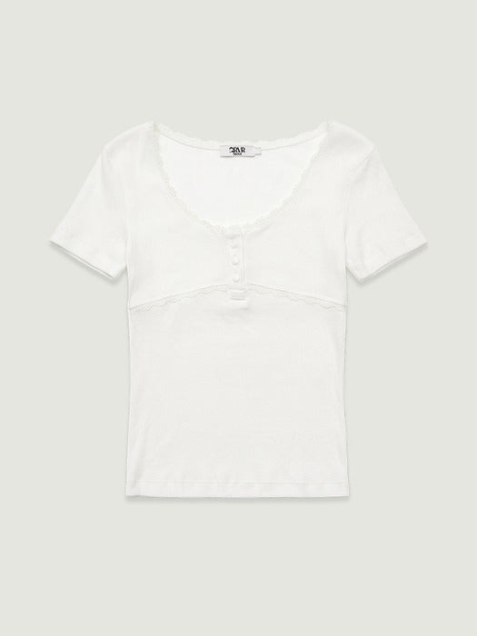 Grove 26Ss Rina H/S T-Shirt (White)