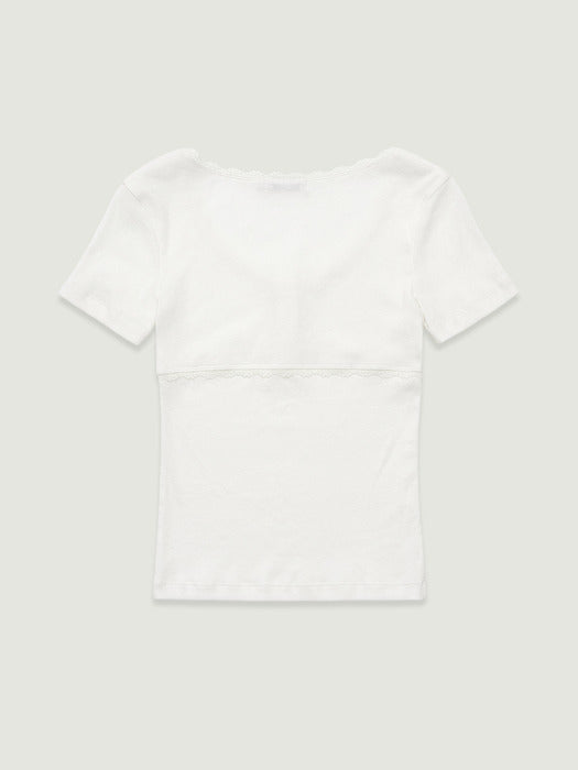 Grove 26Ss Rina H/S T-Shirt (White)