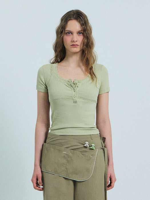 Grove 26Ss Rina H/S T-Shirt (Mint)