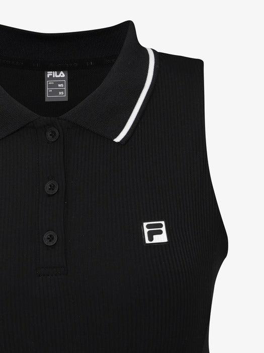 [fila] Tennis Power Net Gather Dress_FS262OP11F003_001