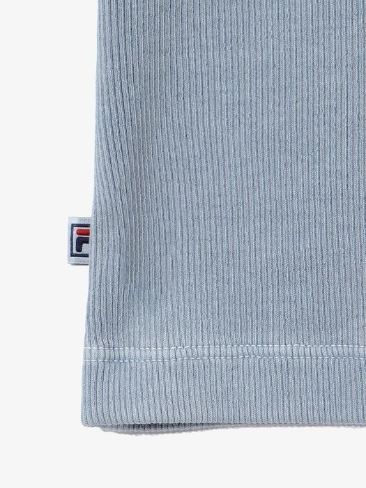 [fila] Women's Pigment Ribbed Short-Sleeve T-shirt_FS262RS01F009_472
