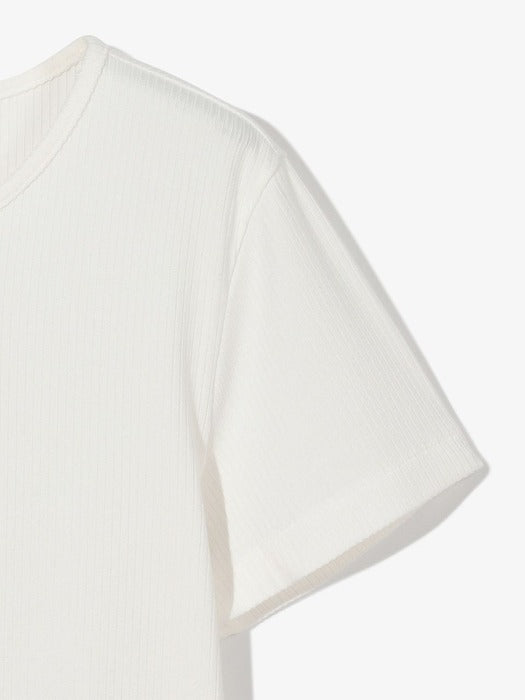 [fila] Women's Henley Neck Short Sleeve T-shirt_FS262RS01F019_175