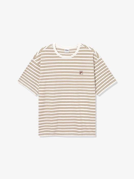 [fila] Stripe Short Sleeve T-shirt_FS262RS01X006_175