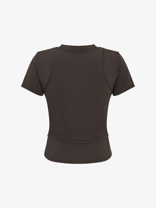 Fila Women's Coldwave+ Layered Short-Sleeve T-shirt 234
