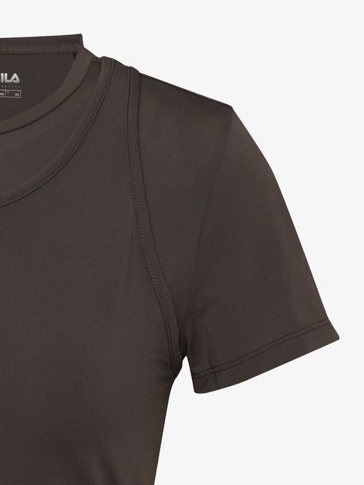Fila Women's Coldwave+ Layered Short-Sleeve T-shirt 234