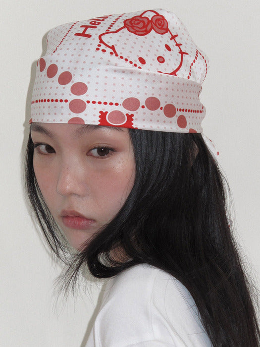 Raive X Hello Kitty Scarf in Red
