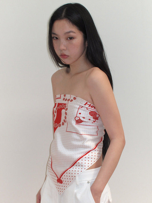 Raive X Hello Kitty Scarf in Red
