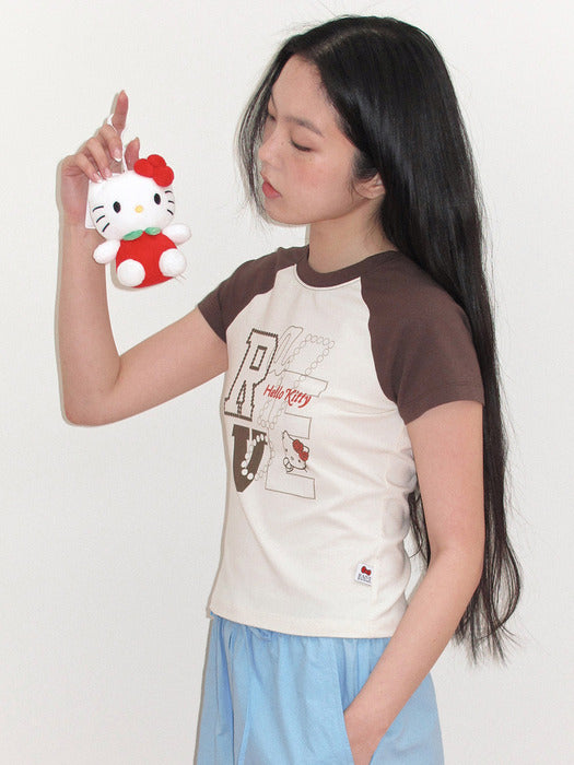 Raive X Hello Kitty Raglan Graphic T-shirts