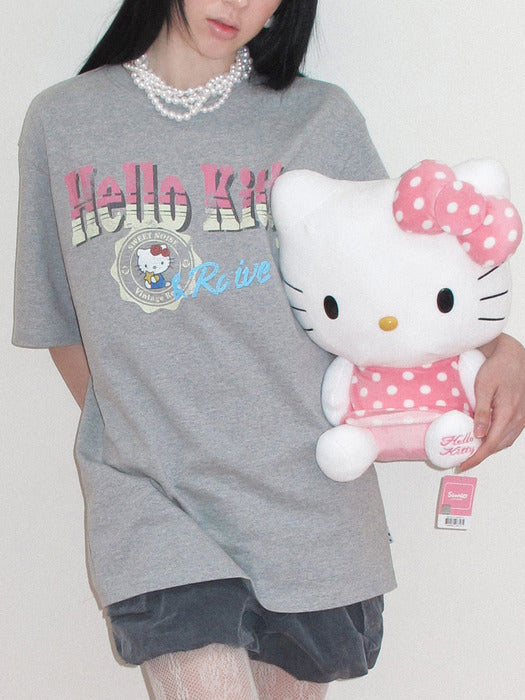 Raive X Hello Kitty Stamp Graphic T-shirts