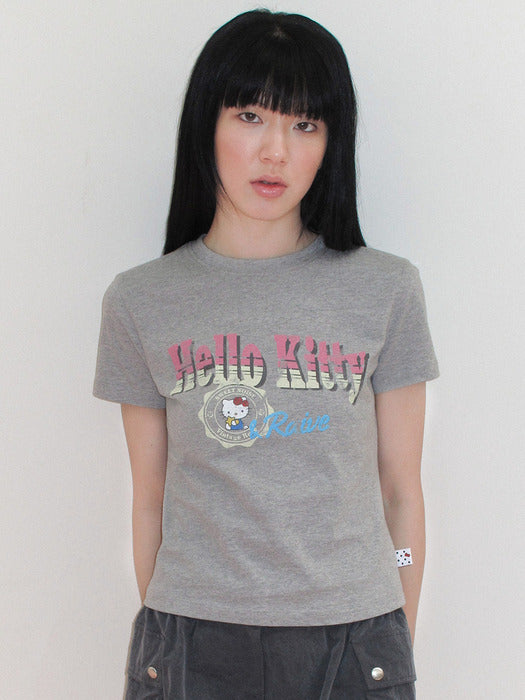 Raive X Hello Kitty Stamp Graphic T-shirts