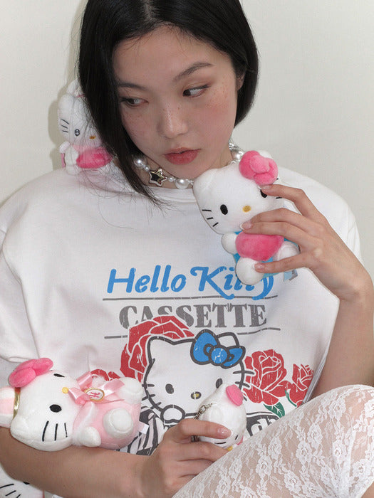 Raive X Hello Kitty Rose Graphic T-shirts