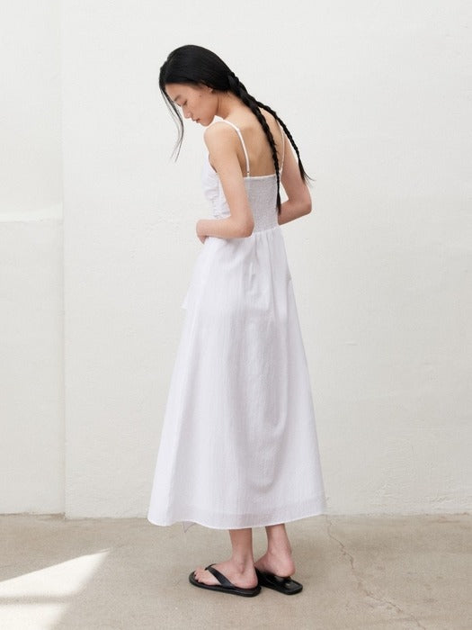 Mango Maniplease Jeje Layered One Piece Ivory