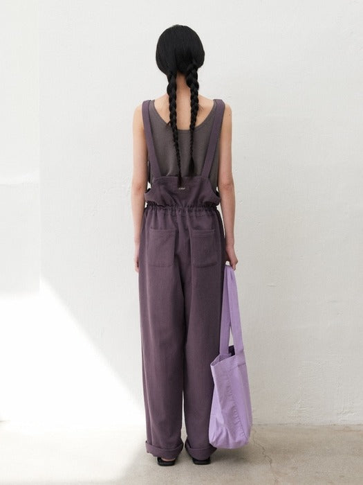 Mango Maniplease Moco Linen Jumpsuit Charcoal