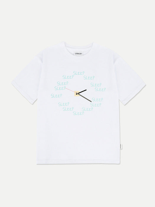 Ambler Sleep Clock T-Shirts (White)