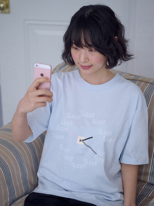 Ambler Sleep Clock T-Shirts (Blue)