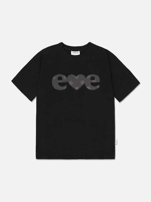 Ambler Dot patch Apllique T-Shirts (Blakc)