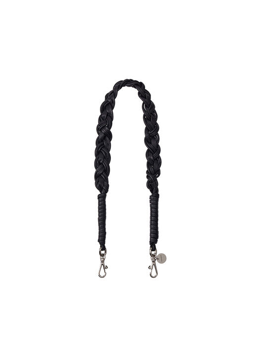 Vunque Twist Leather Strap Black