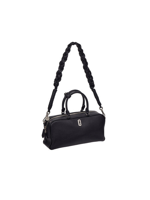Vunque Twist Leather Strap Black