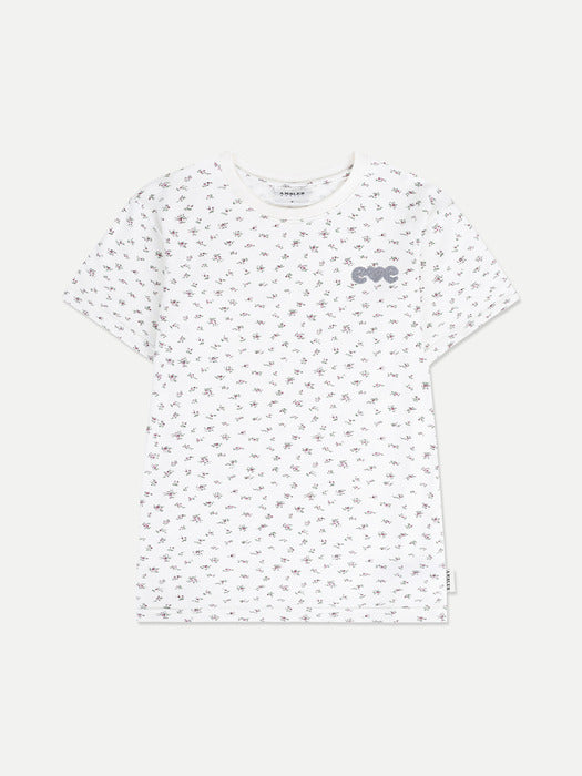 Ambler Garden Flower Crop T-Shirts (White)