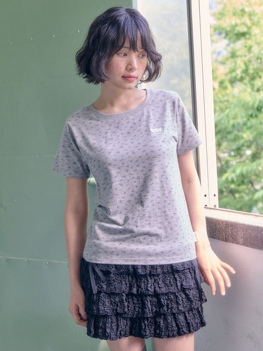 Ambler Garden Flower Crop T-Shirts (Melange)