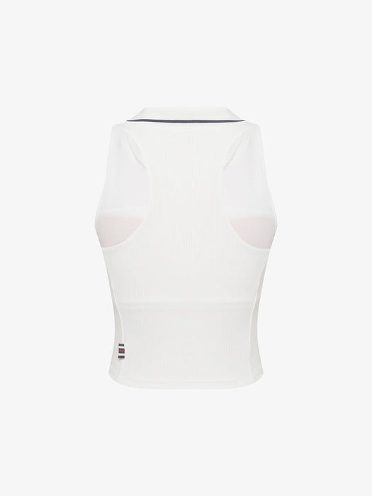 Fila Tennis Crop Collar Tank Top 191