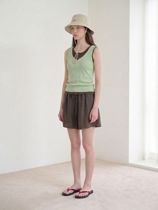 Wconcept_Depound lettering logo safari hat - light beige