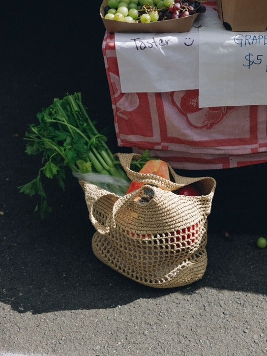 Wconcept_Depound natural net bag (tote) - natural