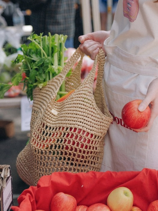 Wconcept_Depound natural net bag (tote) - natural