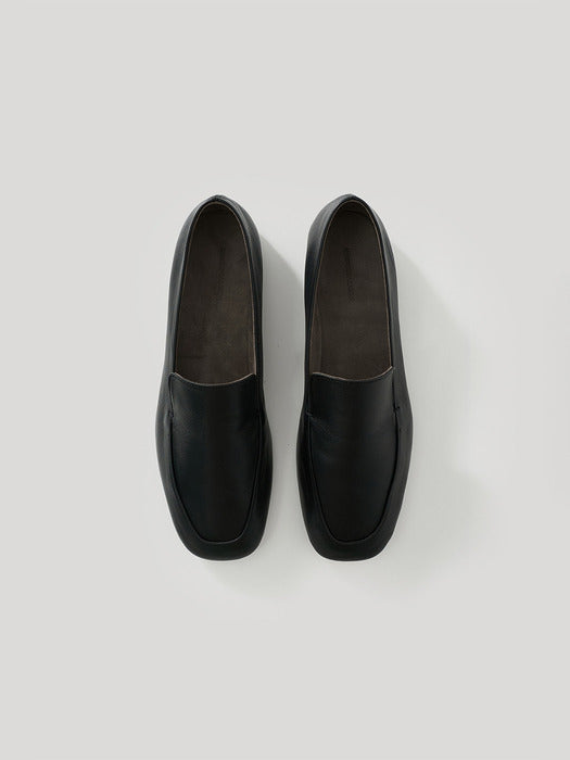 Kindersalmon Alo Leather Loafer Black