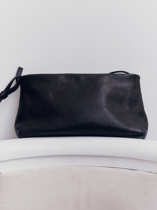 Kindersalmon Glissade Leather Bag Black