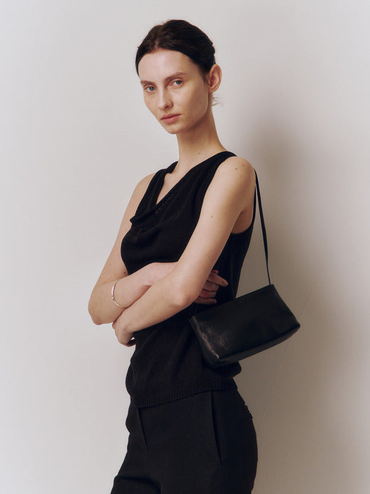 Kindersalmon Glissade Leather Bag Black