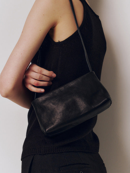 Kindersalmon Glissade Leather Bag Black