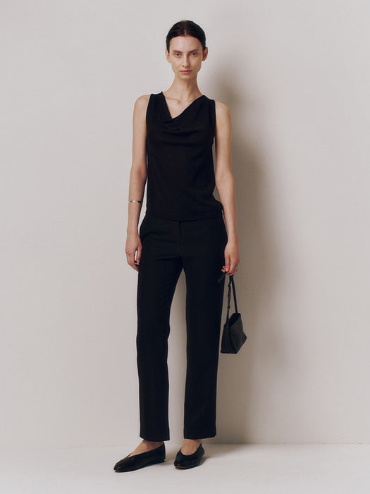 Kindersalmon Glissade Leather Bag Black