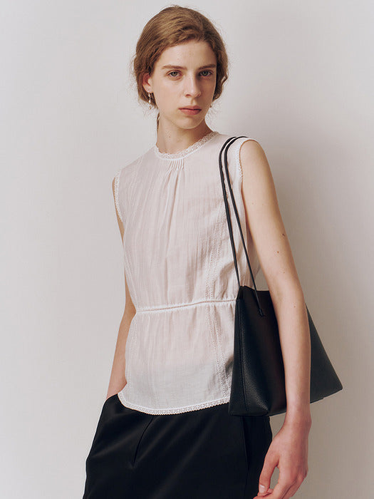 Kindersalmon Raymonda Leather Bag Black
