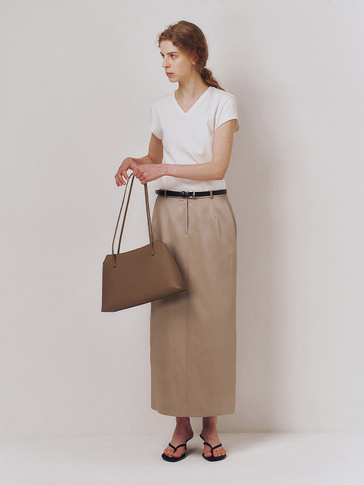 Kindersalmon Raymonda Leather Bag Taupe