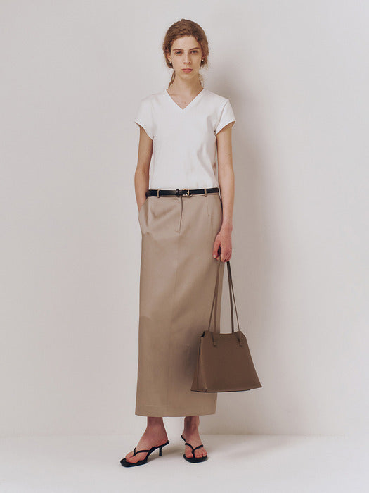 Kindersalmon Raymonda Leather Bag Taupe