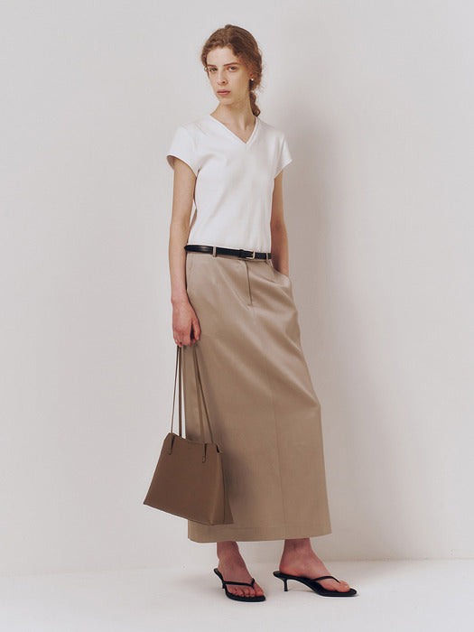 Kindersalmon Raymonda Leather Bag Taupe