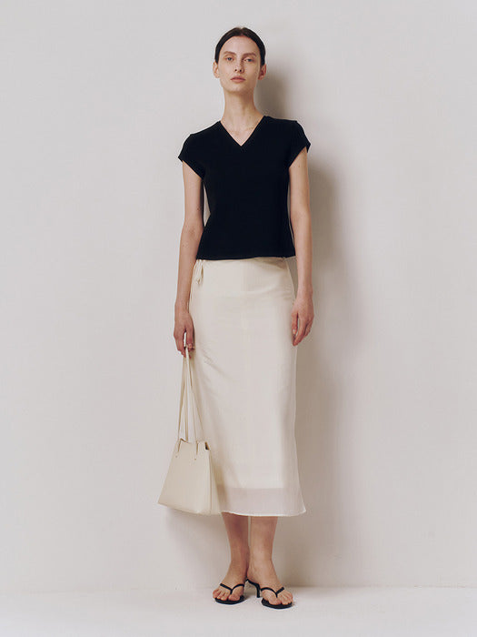 Kindersalmon Raymonda Leather Bag Custard